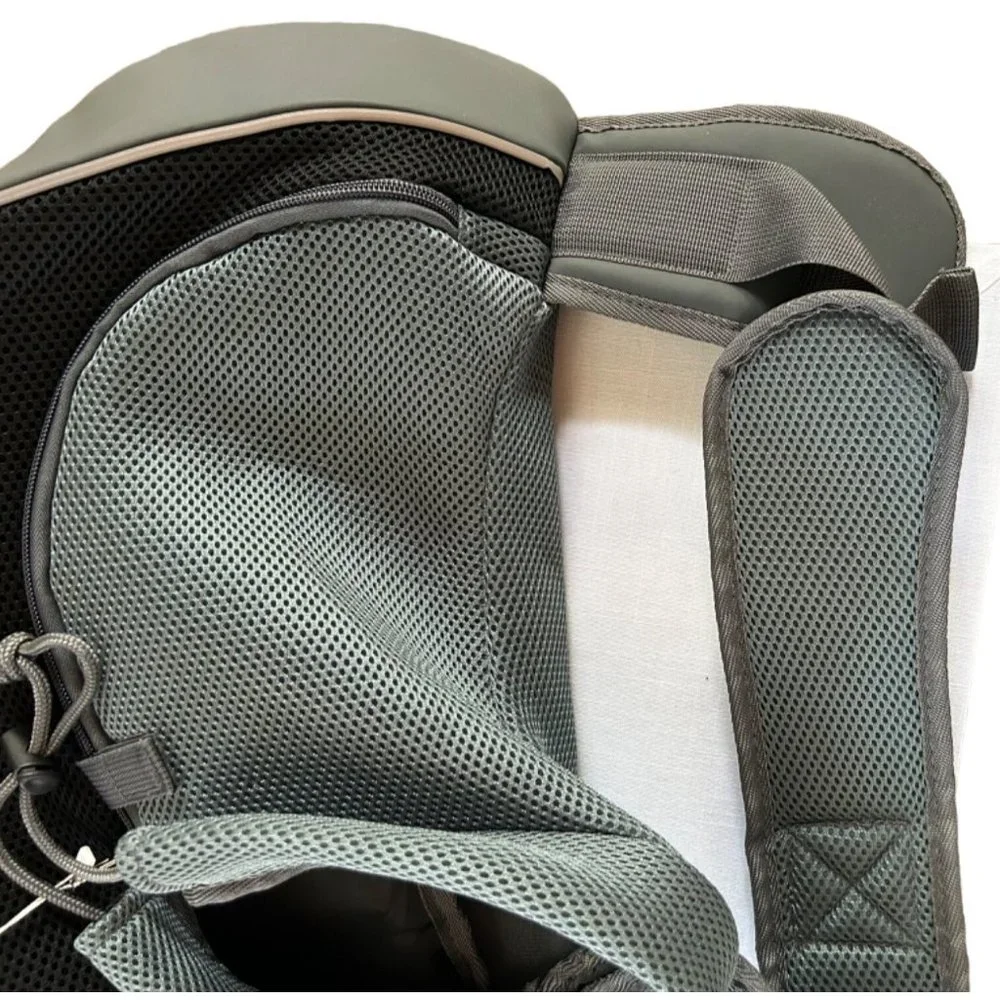 Yudodo Gray Pet Carrier Shoulder Bag Mesh Breathable Size Small
